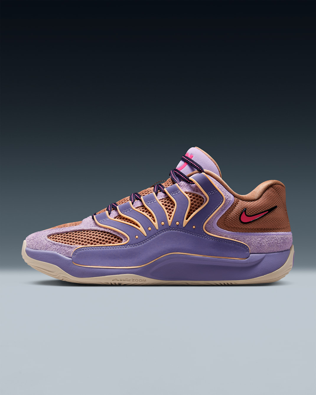 Παπούτσια μπάσκετ KD18 "B.A.D" - Washed Purple/Lilac/Hemp/Fire Pink