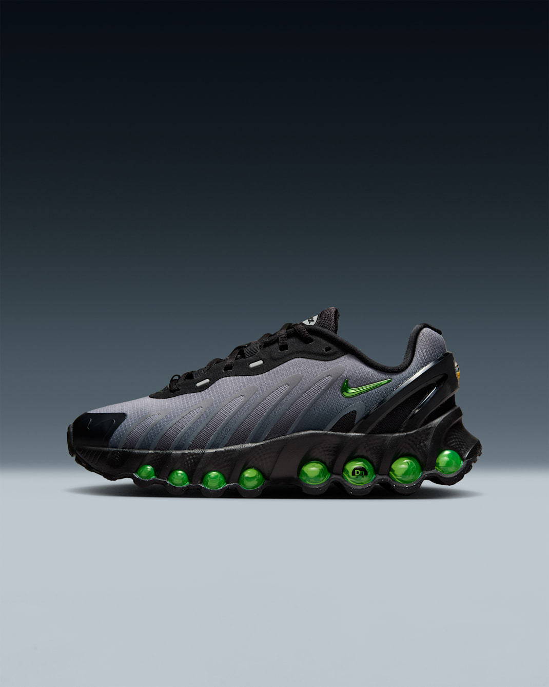 Nike Air Max Dn8 Older Kids' Shoes - Black/Light Smoke Grey/Black/Volt