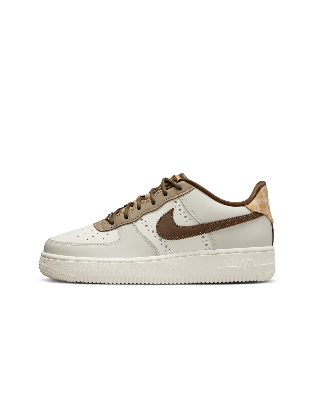 Nike Air Force 1 LV8 Older Kids' Shoes - Sail/Sail/Khaki/Cacao Wow