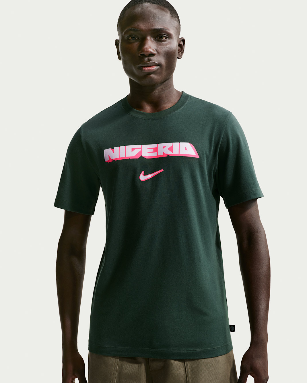 Playera de fútbol Nike para hombre Nigeria - Verde pro
