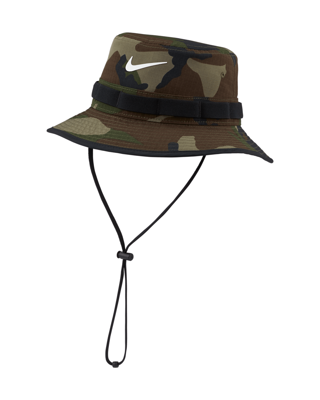 Nike Boonie Camo Bucket Hat - Medium Olive/White