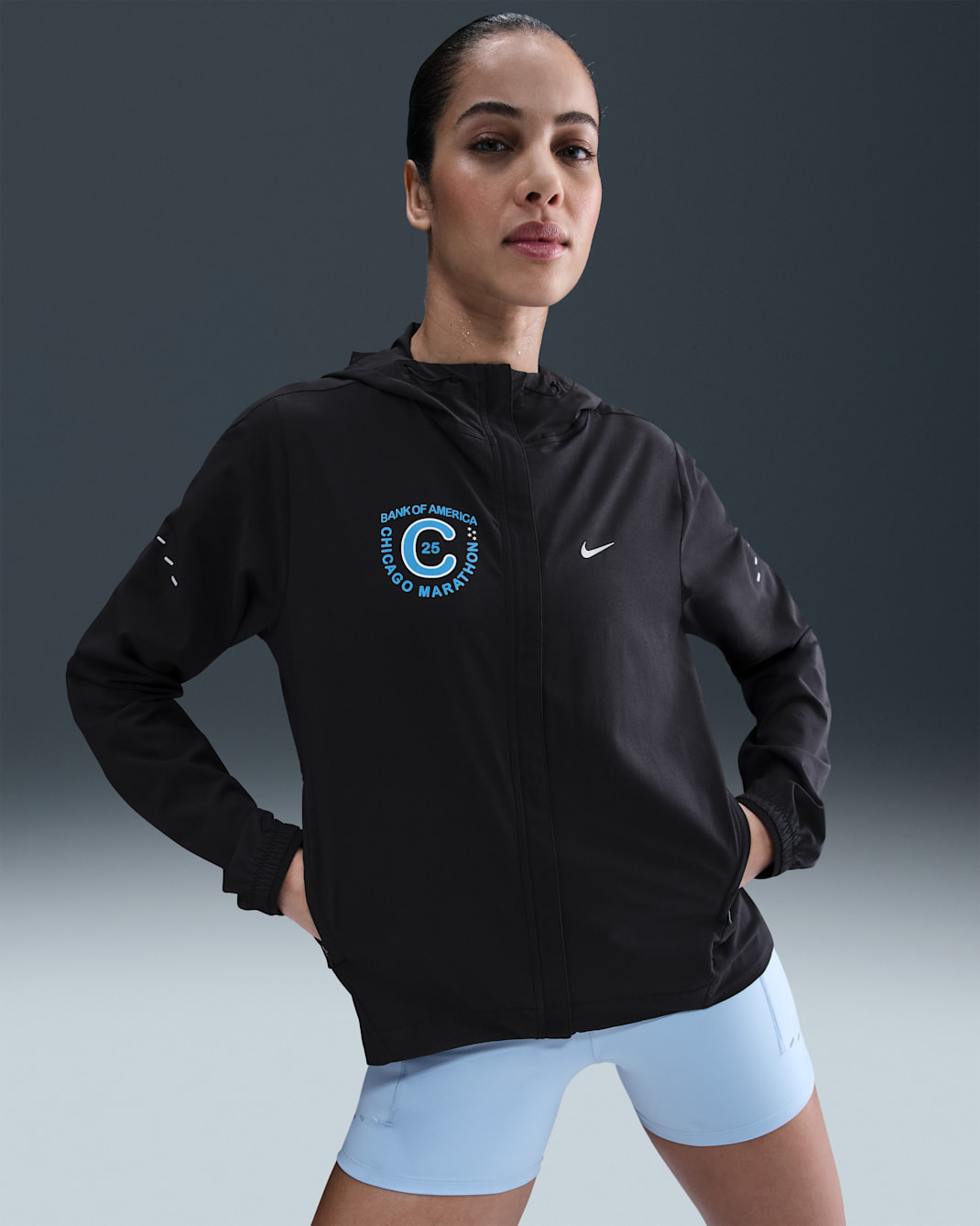 Nike Swift Women's UV Repel Running Jacket - Black