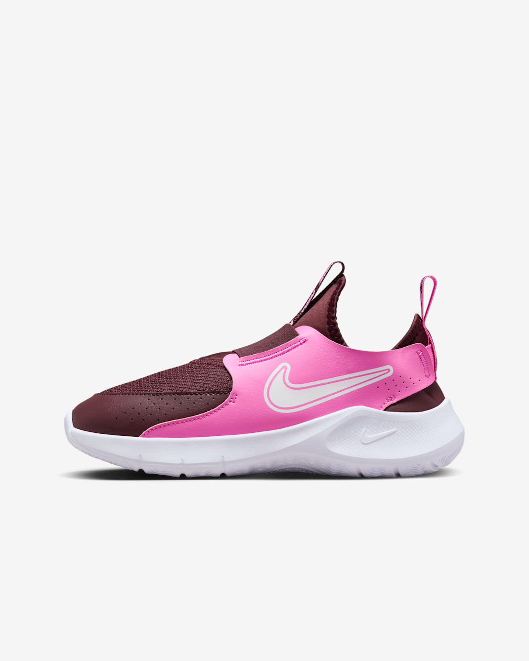 Nike Flex Runner 3 Big Kids' Road Running Shoes - Burgundy Crush/Playful Pink/White