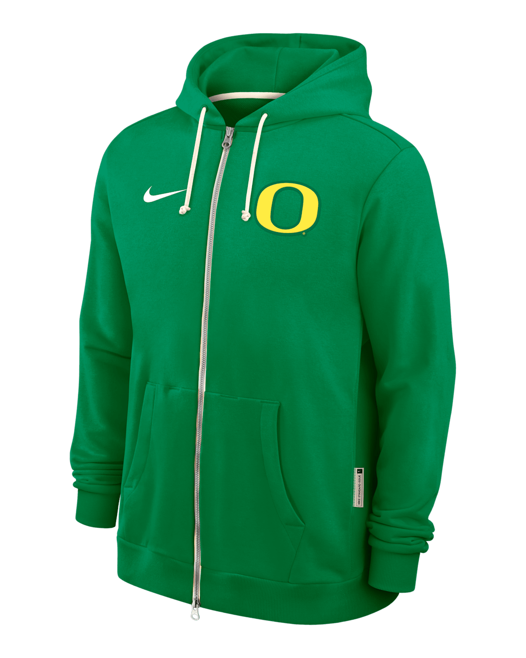 Oregon Sideline Men's Nike Dri-FIT College Full-Zip Hoodie - Apple Green