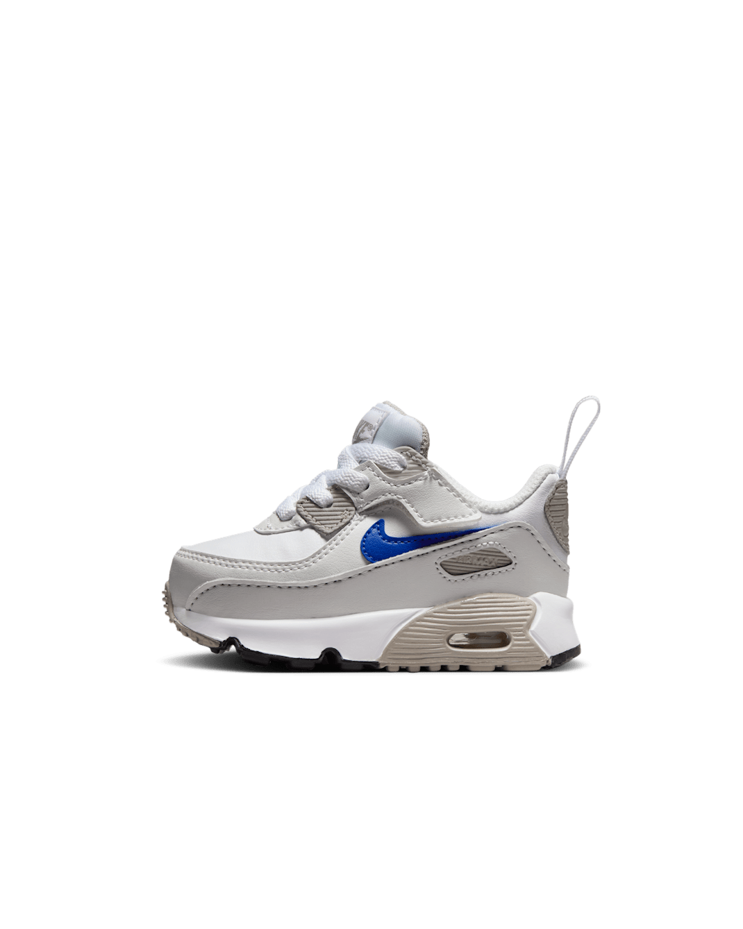 Nike Air Max 90 EasyOn Baby/Toddler Shoes - White/College Grey/Summit White/Racer Blue