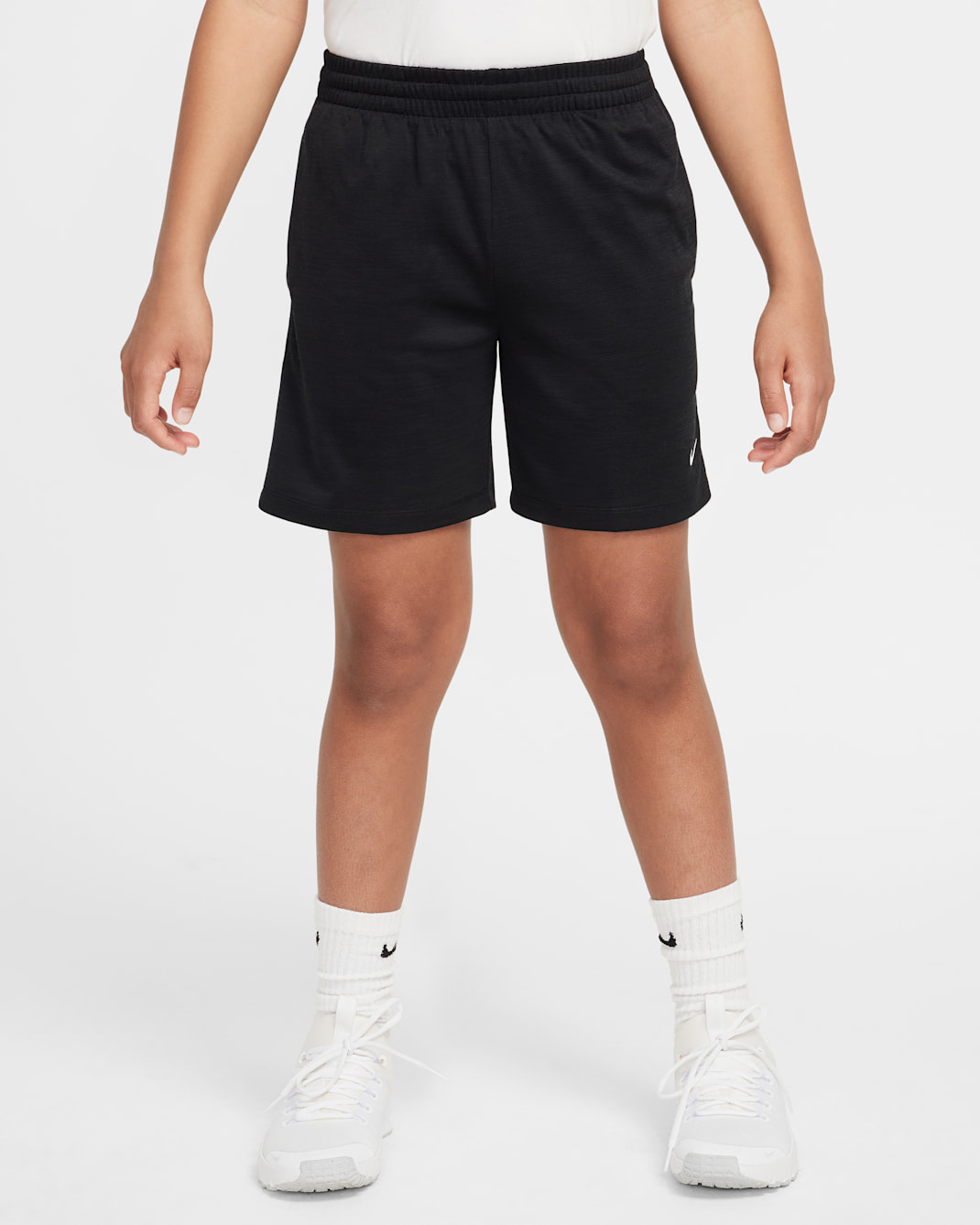 Nike Multi Big Kids' (Boys') Dri-FIT Shorts - Black/Black/Black/White