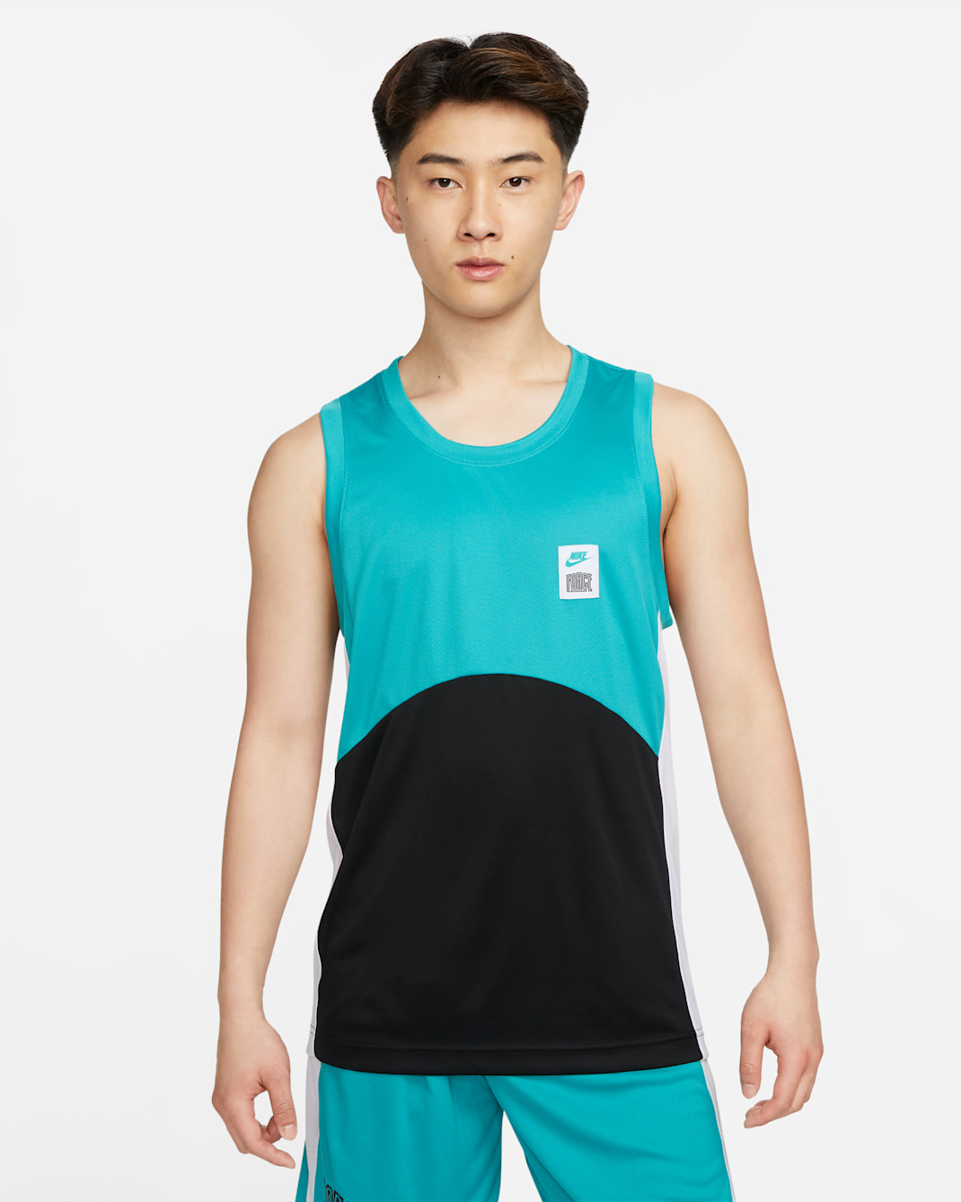 Nike Dri-FIT Starting 5 Men's Basketball Jersey - Teal Nebula/Black/White/Teal Nebula