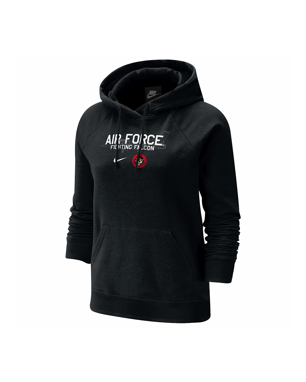 Air Force Women's Nike College Varsity Fleece Hoodie - Black