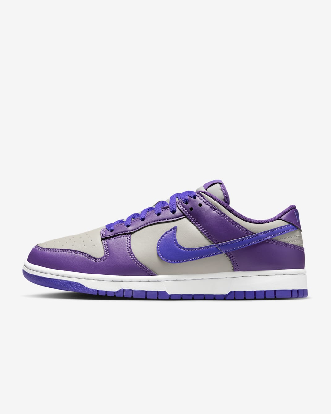 Tenis para hombre Nike Dunk Low Retro - Gris universitario/Uva salvaje/Blanco/Violeta persa