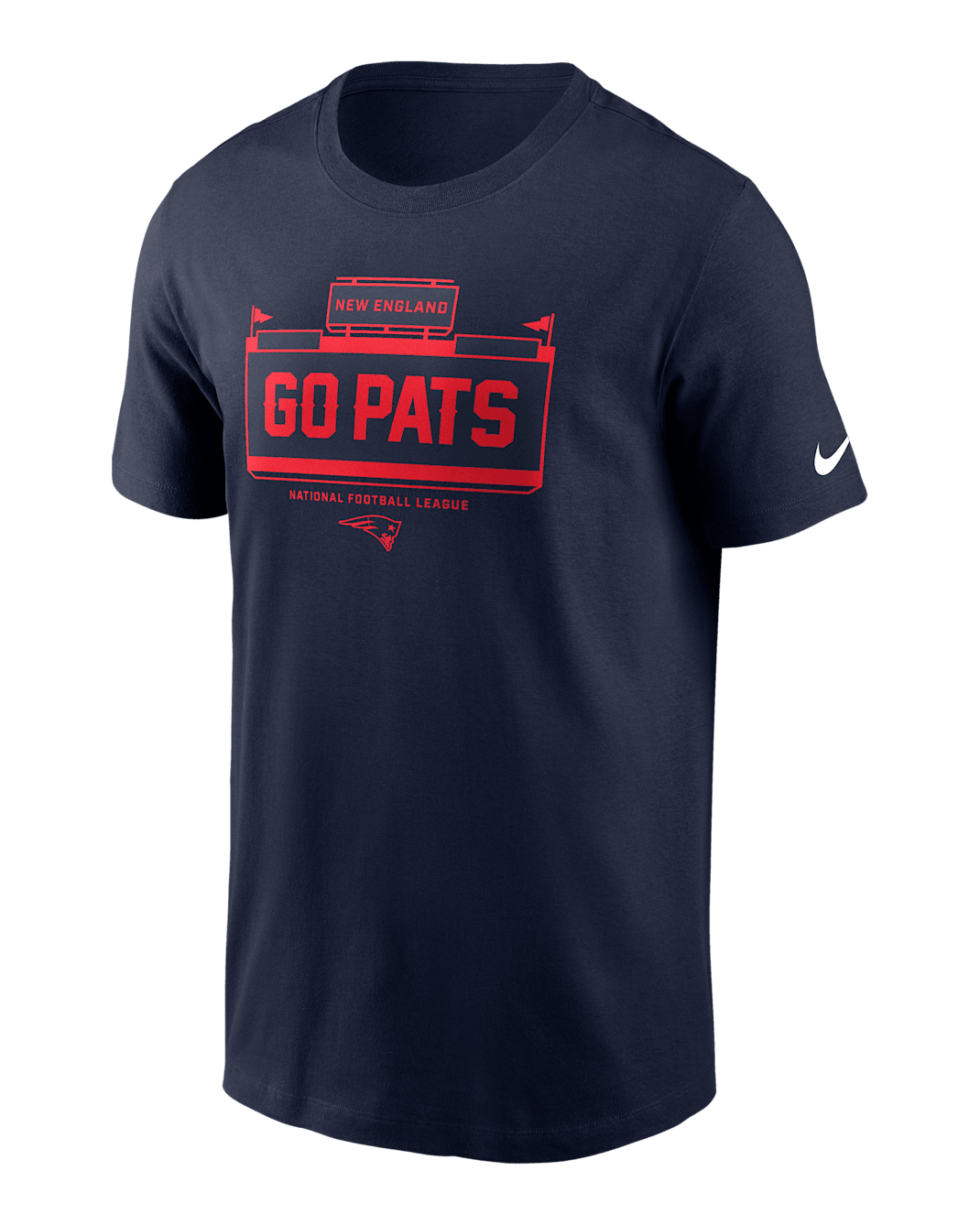 New England Patriots Local Essential Men's Nike NFL T-Shirt - Navy