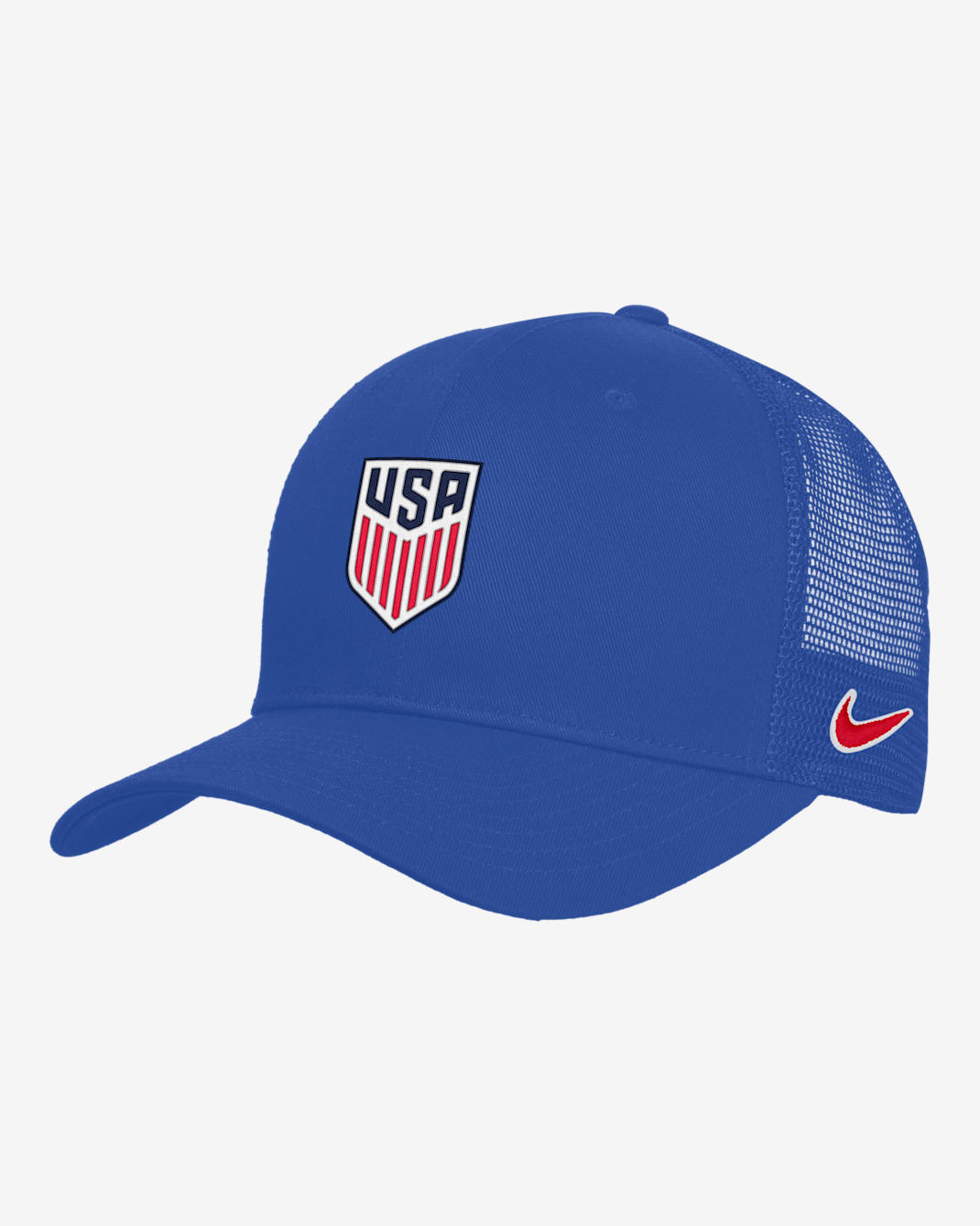 USMNT Rise Nike Soccer Structured Adjustable Trucker Cap - Game Royal