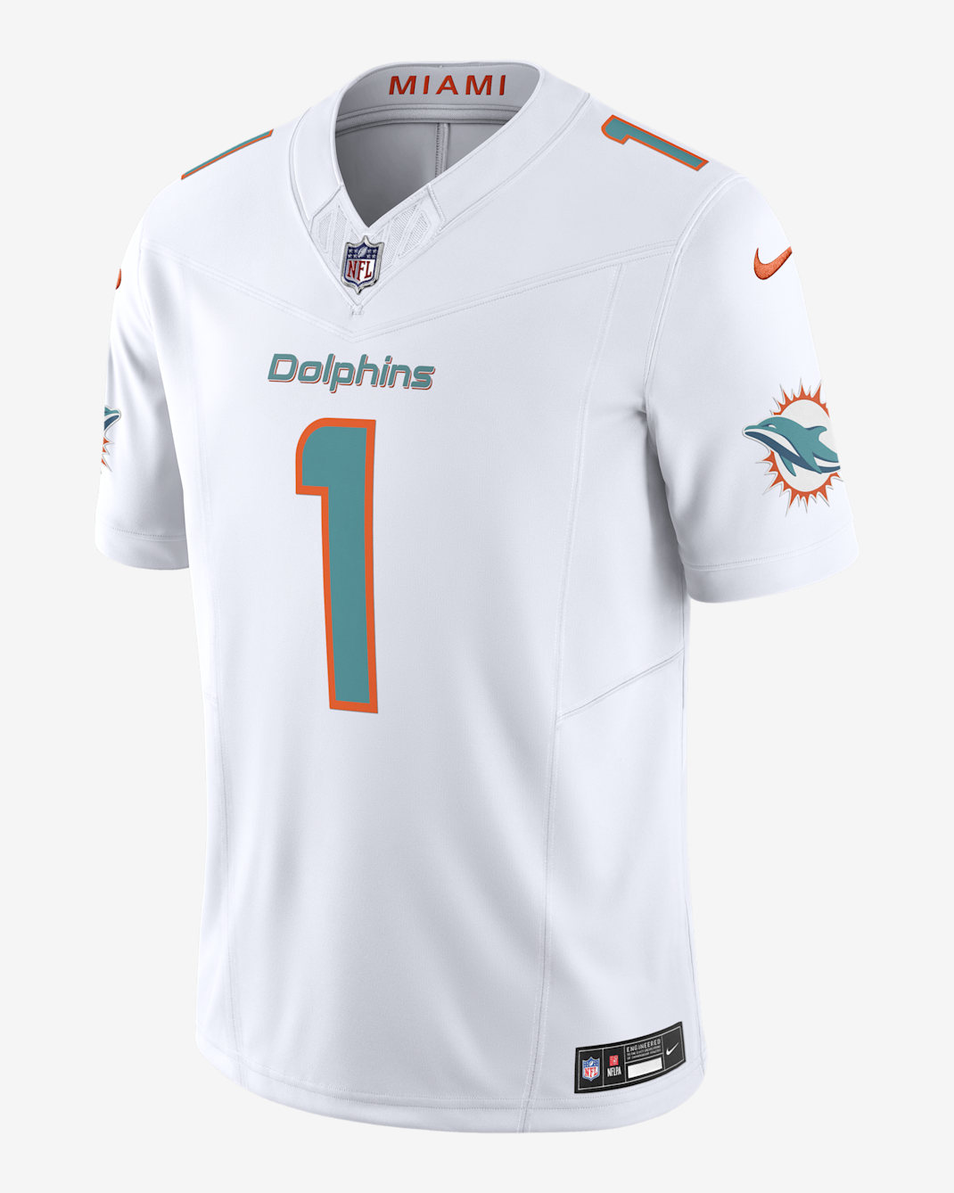 Jersey de fútbol americano Nike Dri-FIT de la NFL Limited para hombre Tua Tagovailoa Miami Dolphins - Blanco