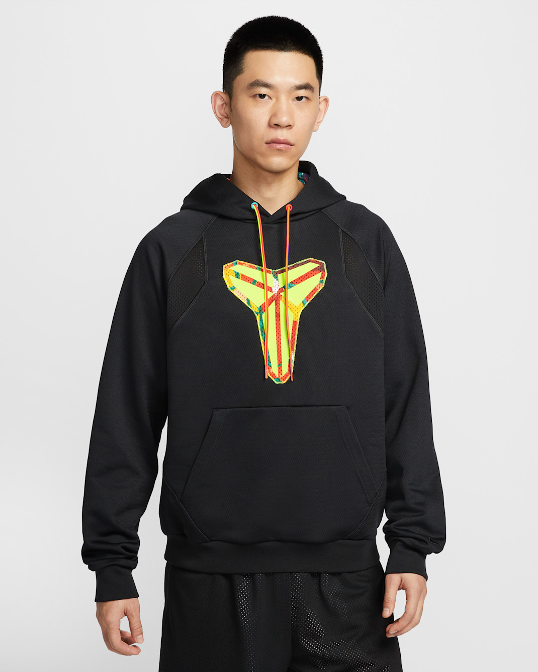 เสื้อมีฮู้ดแบบสวม Therma-FIT Kobe - ดำ/Volt