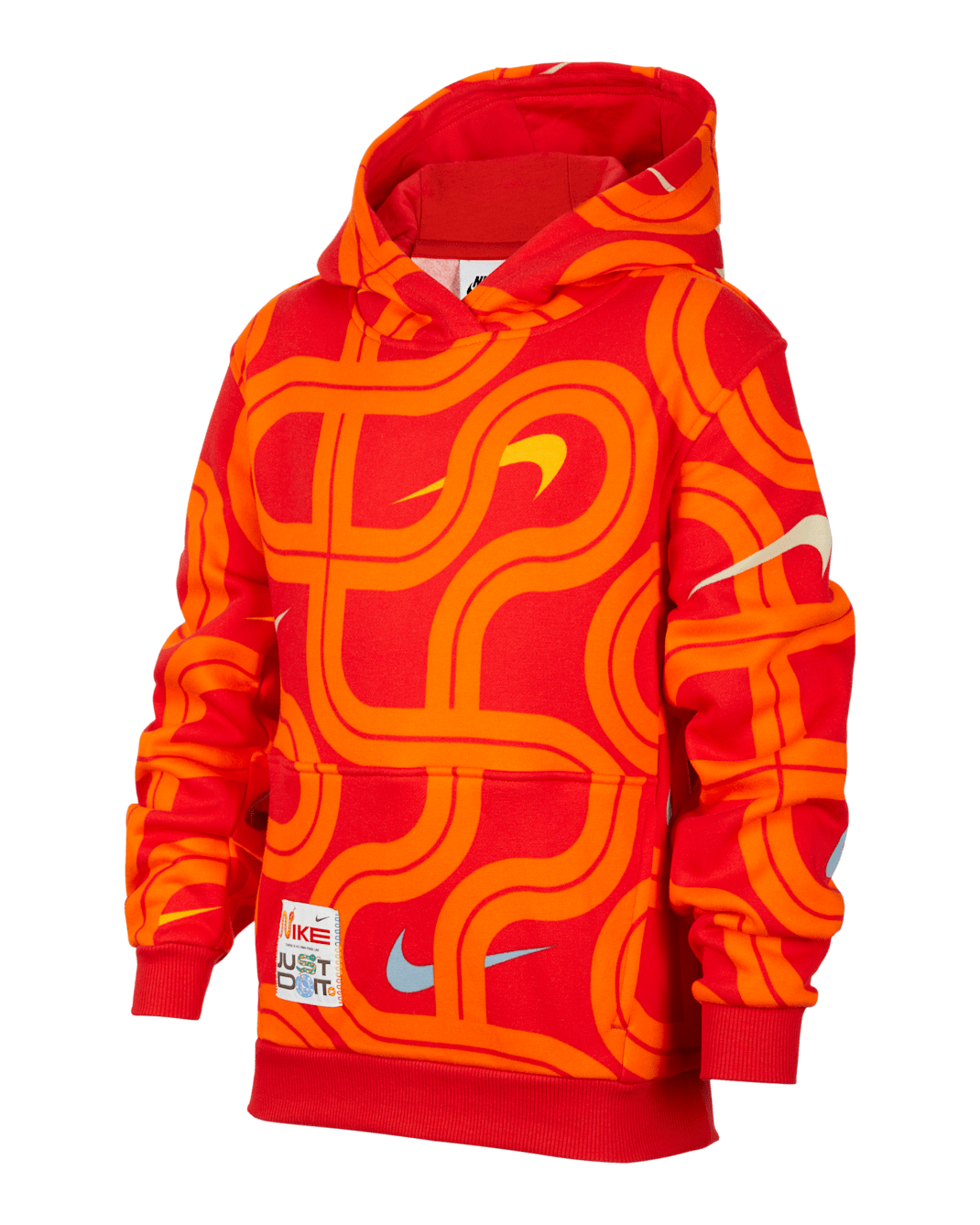 Nike Sportswear Club Older Kids' Fleece Hoodie - University Red