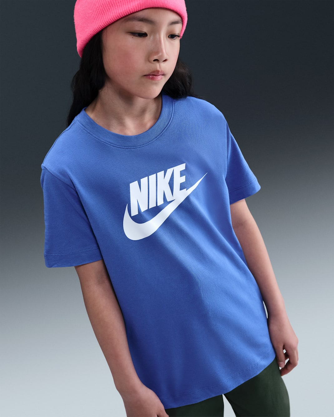 เสื้อยืดเด็กโต Nike Sportswear - Comet Blue