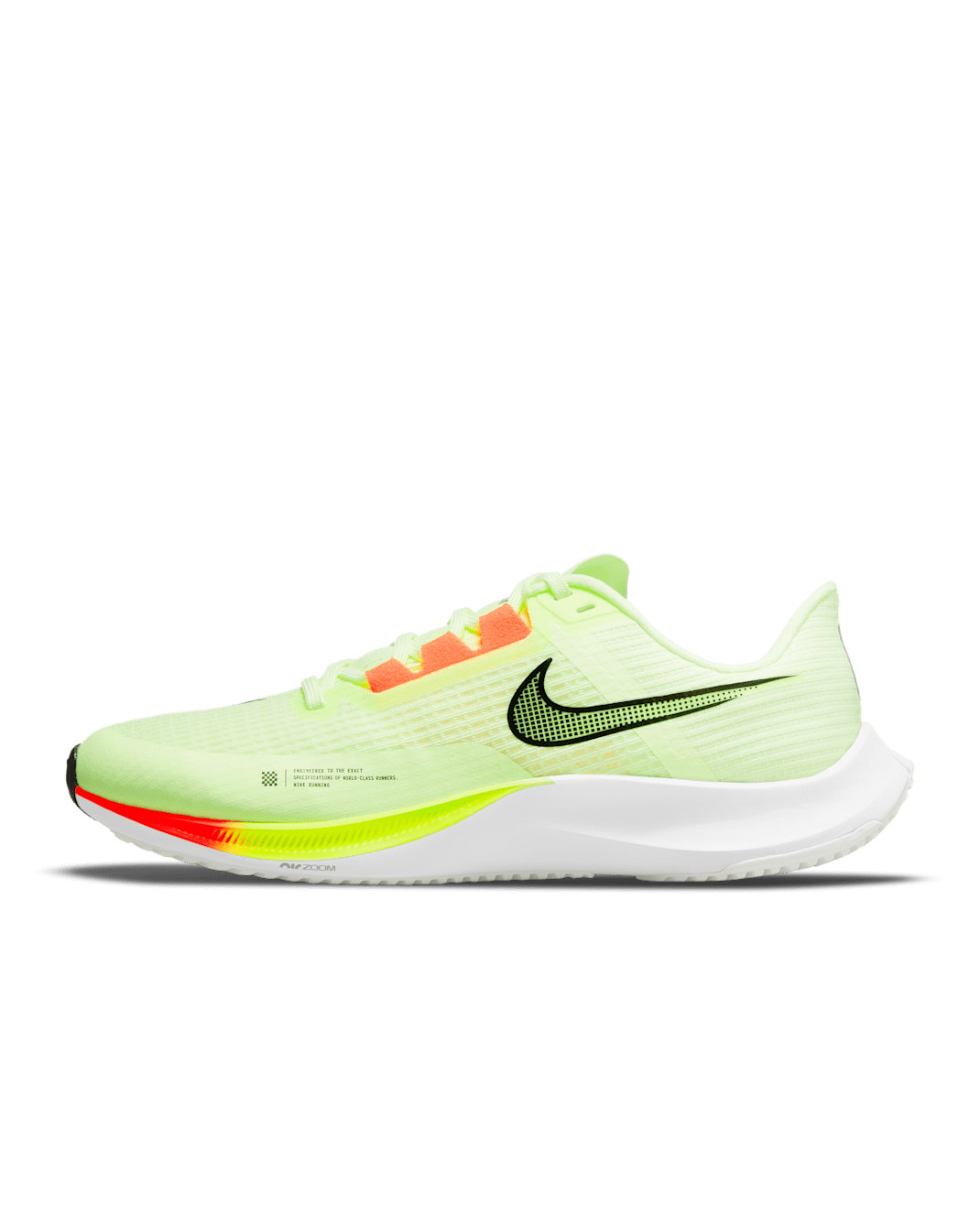 Nike Rival Fly 3 Men's Road Racing Shoes - Barely Volt/Photon Dust/Hyper Orange/Black