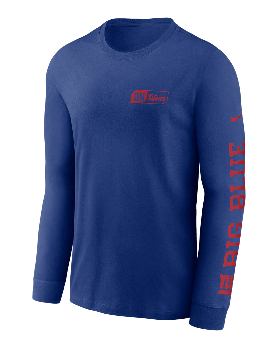 New York Giants All Out Men's Nike NFL Long-Sleeve T-Shirt - Rush Blue