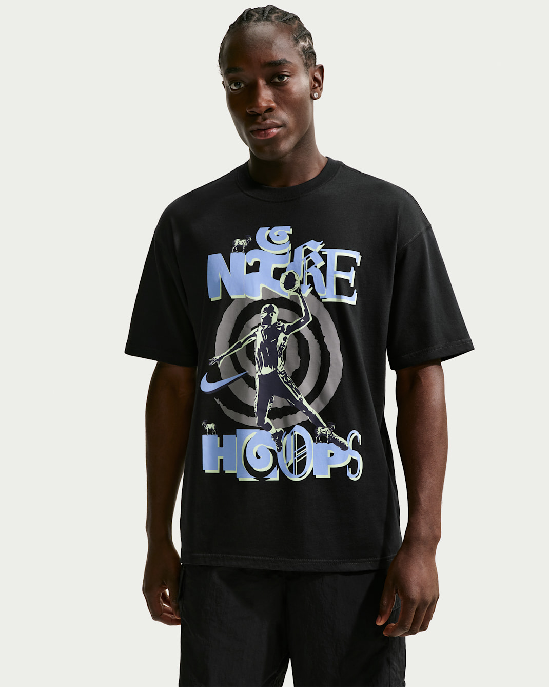 T-shirt da basket Nike – Uomo - Nero