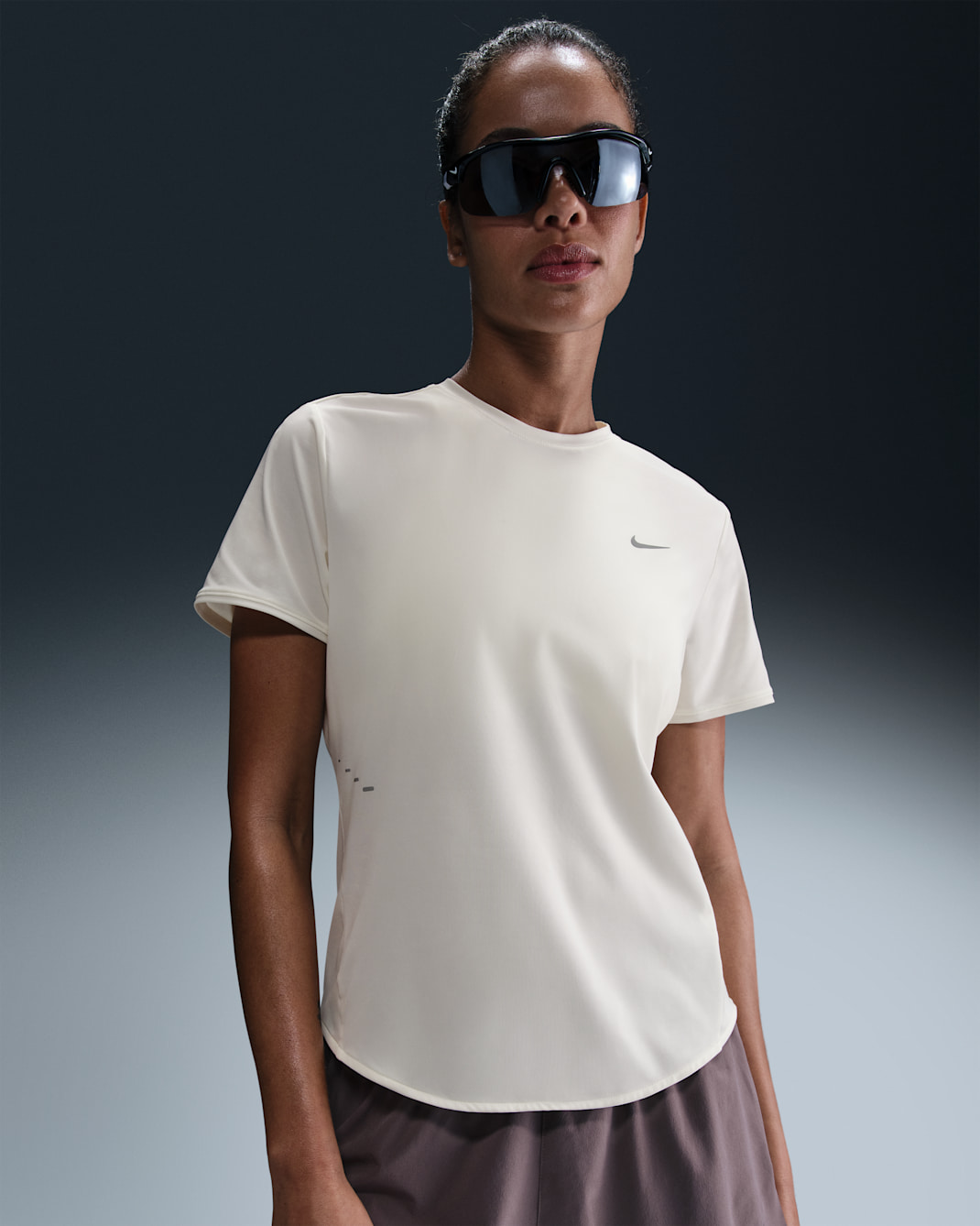 Nike Swift Women's Dri-FIT Short-Sleeve Running Top - Sail