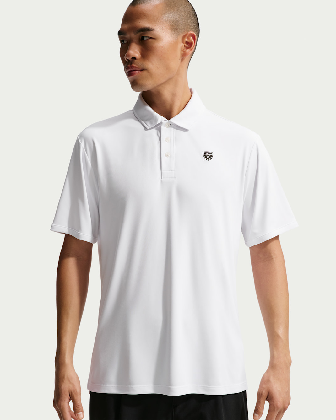 Nike Par Men's Dri-FIT Golf Polo - White/Black