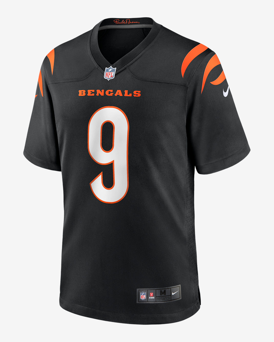 NFL Cincinnati Bengals (Joe Burrow) American football-wedstrijdjersey voor heren - Zwart