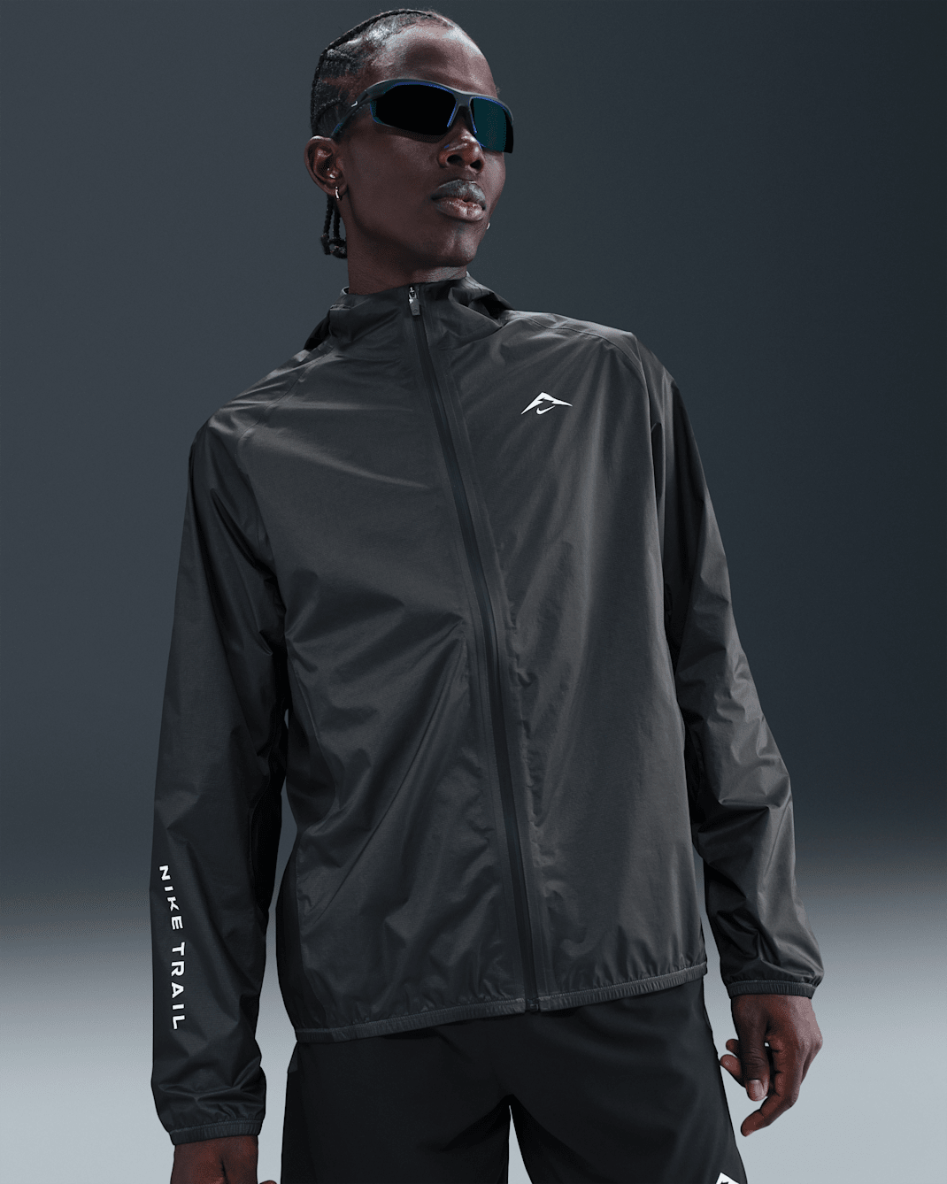 Nike Trailwind Men's Storm-FIT ADV Waterproof Running Jacket - Anthracite/Summit White