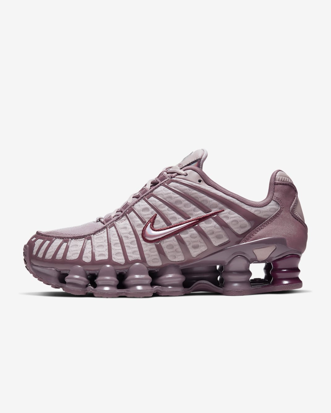 Sapatilhas Nike Shox TL para mulher - Pumice/Castanho-avermelhado Night/Plum Eclipse/Pumice