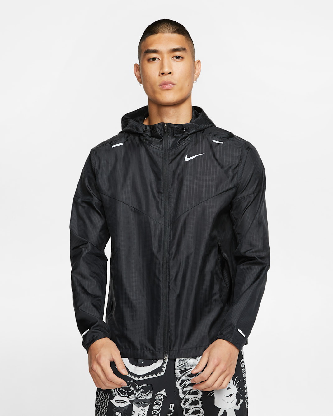 Nike Windrunner Mens' Running Jacket - Black/Black/Black