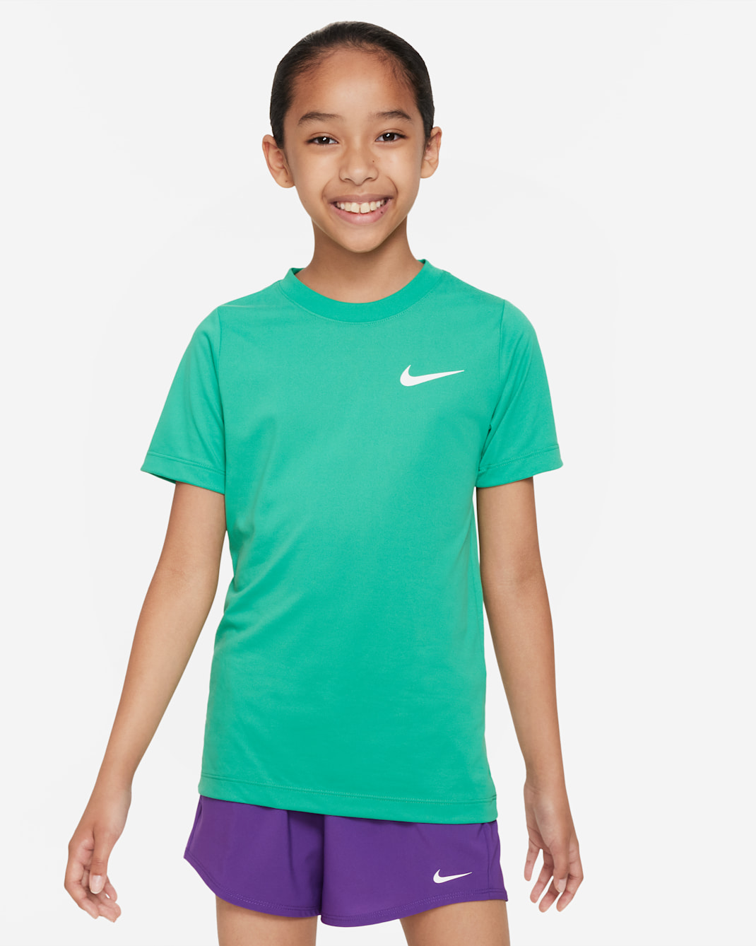 Playera de entrenamiento para niños talla grande Nike Dri-FIT Legend - Verde estadio