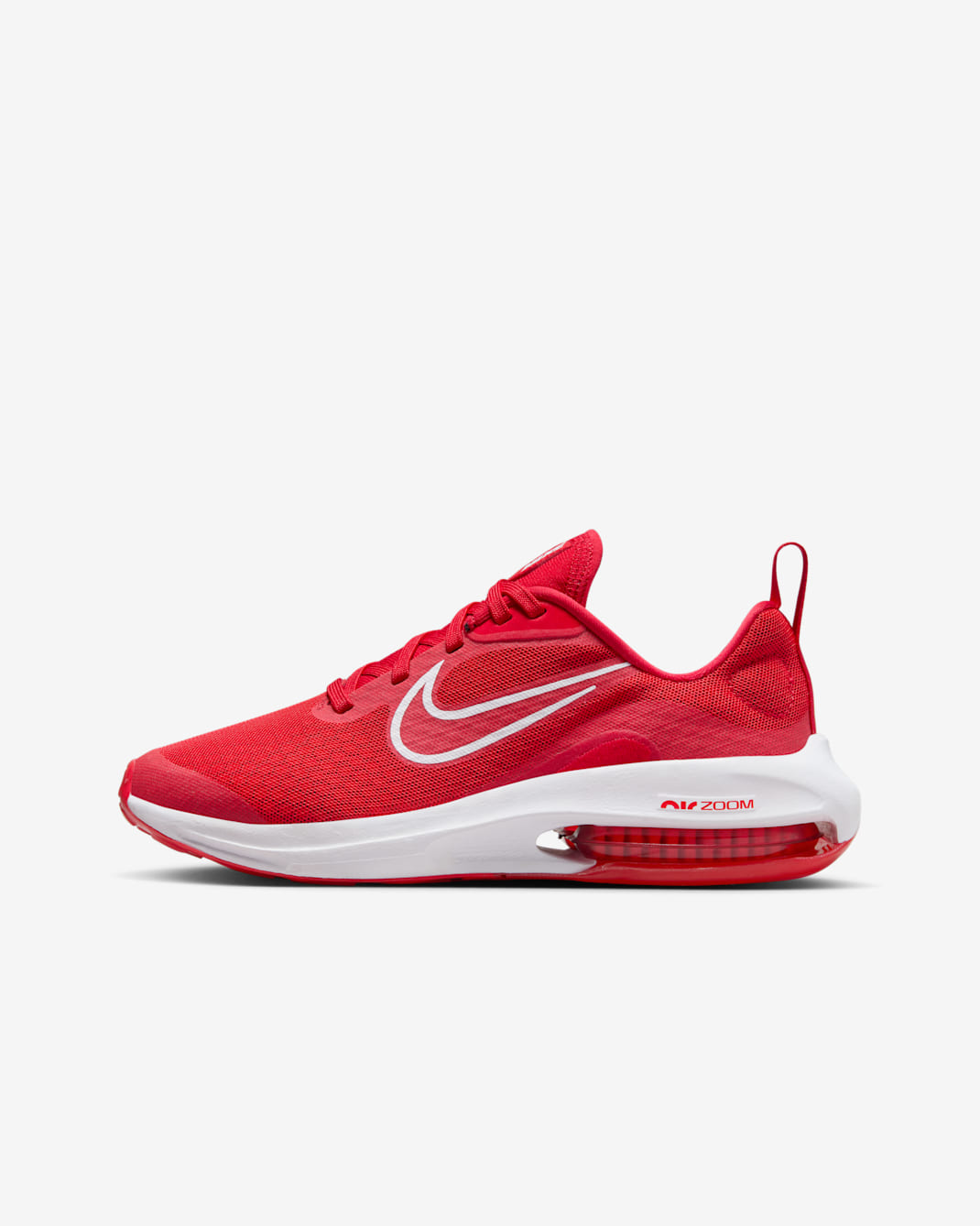 Nike Air Zoom Arcadia 2 Older Kids' Road Running Shoes - University Red/White/White