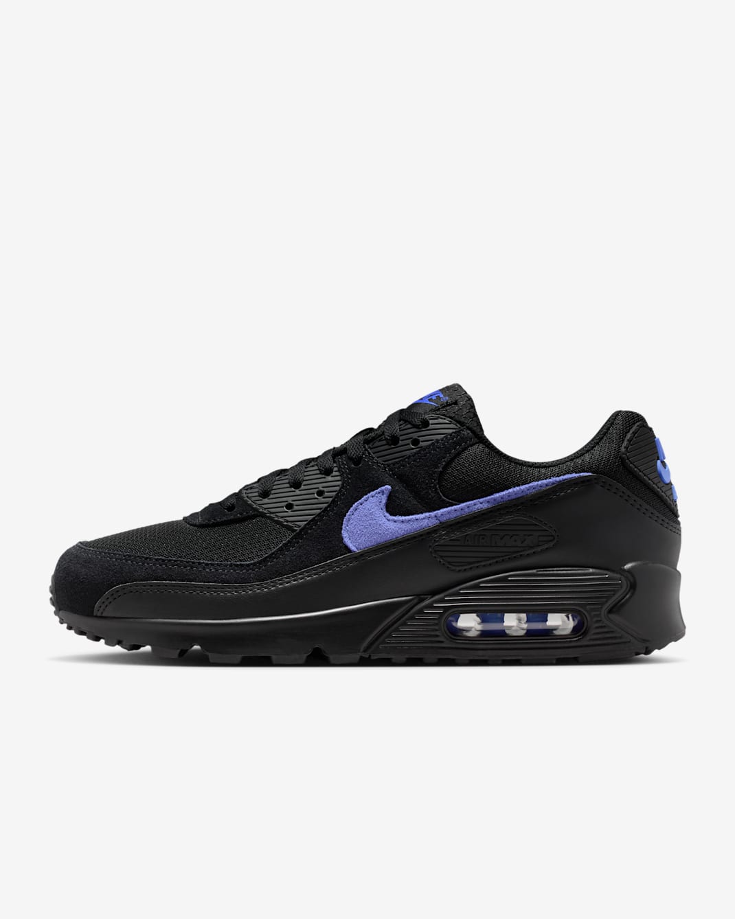 Calzado para hombre Nike Air Max 90 - Negro/Negro/Zafiro