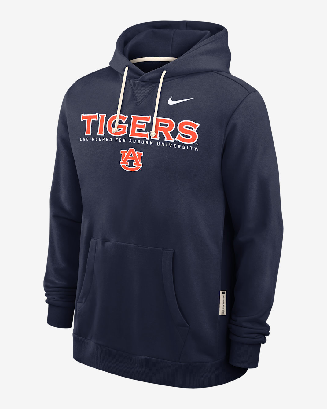 Auburn Sideline Men's Nike Dri-FIT College Pullover Hoodie - Navy