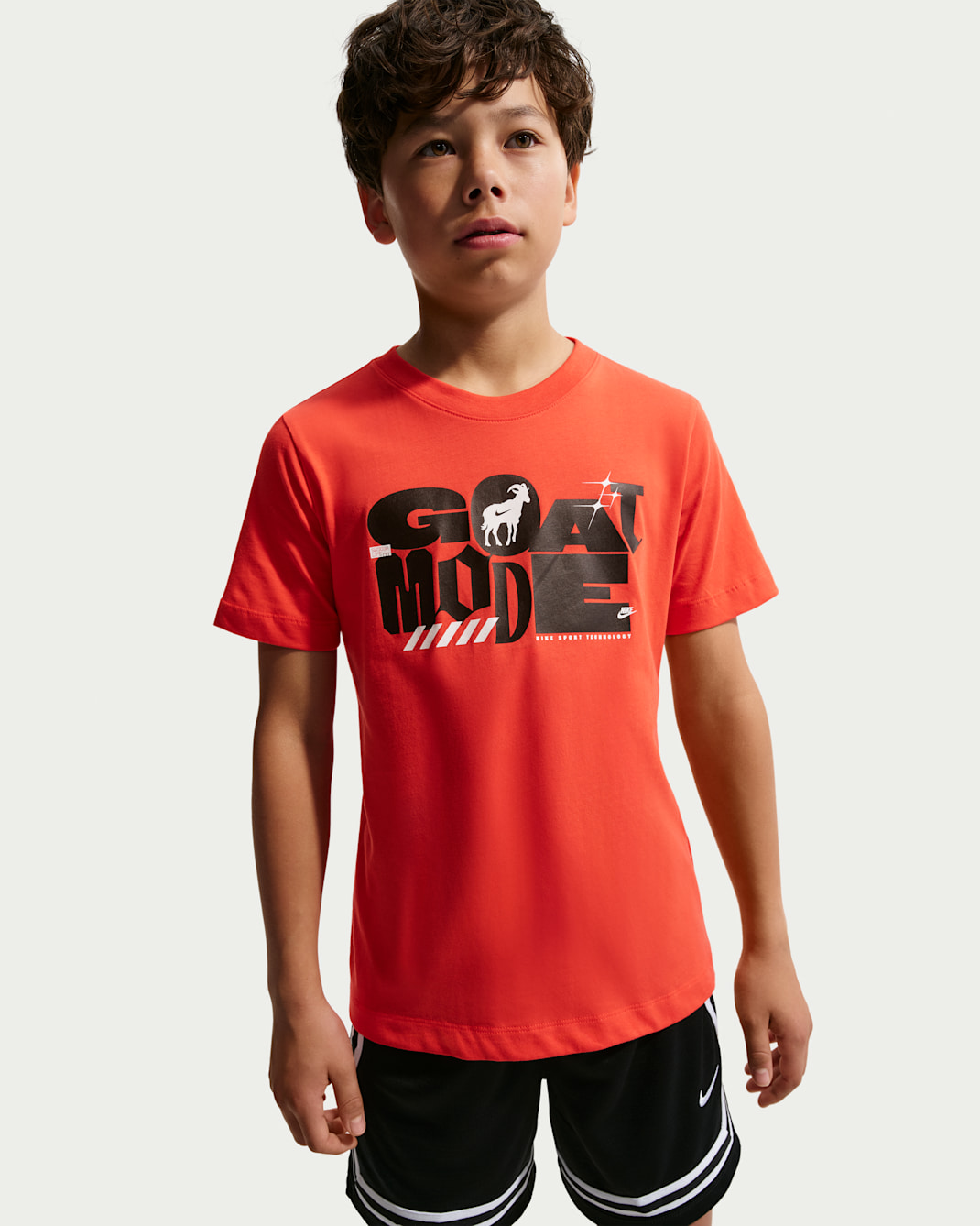 Nike Sportswear Big Kids' T-Shirt - Light Crimson