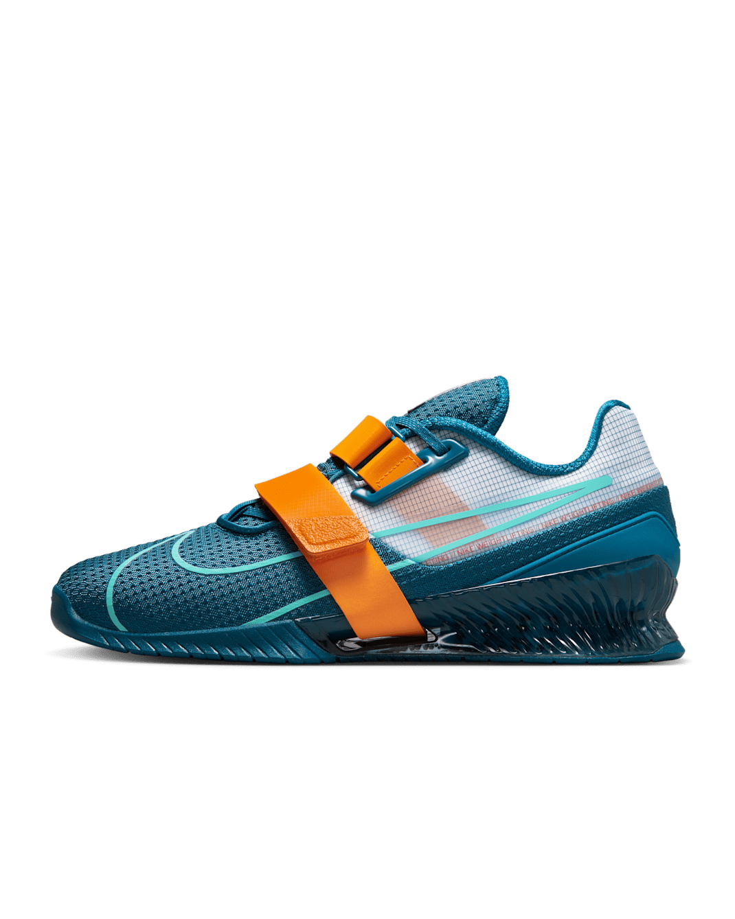 Nike Romaleos 4 Weightlifting Shoes - Marina/Kumquat/Siren Red/Washed Teal