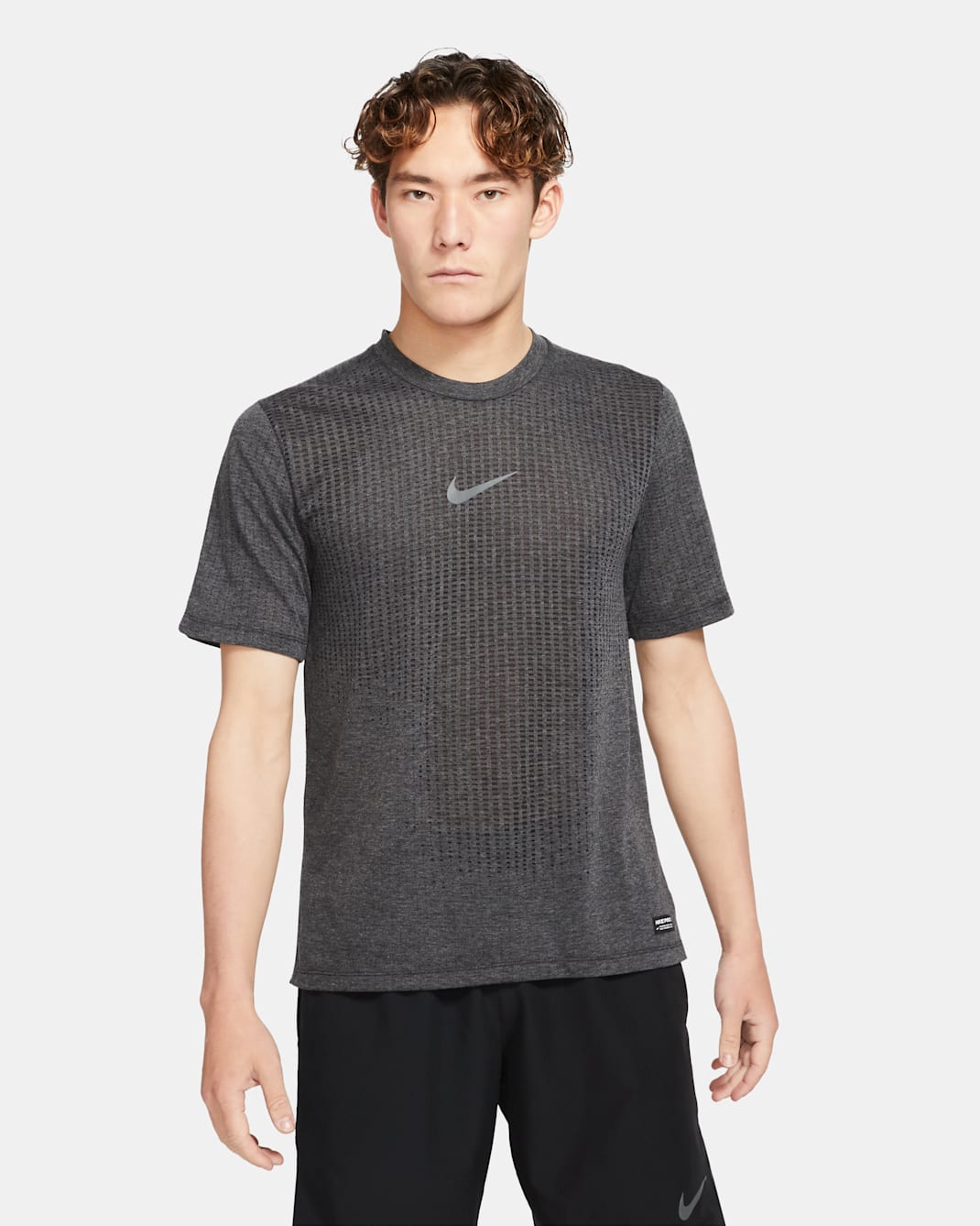 Nike Pro Dri-FIT ADV Men's Short-Sleeve Top - Black/Iron Grey