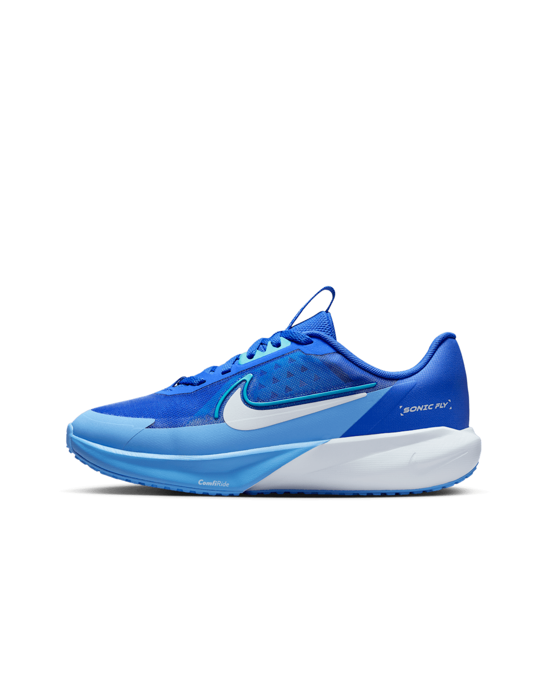 Nike Sonic Fly Older Kids' Running Shoes - Blue Tint/Dusty Cactus/Hyper Royal/White