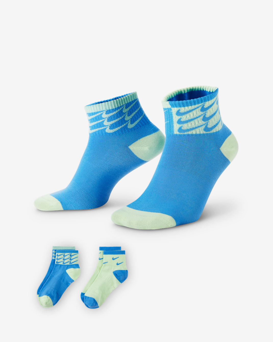 Nike Everyday Essentials Ankle Socks (2 Pairs) - Multi-Colour