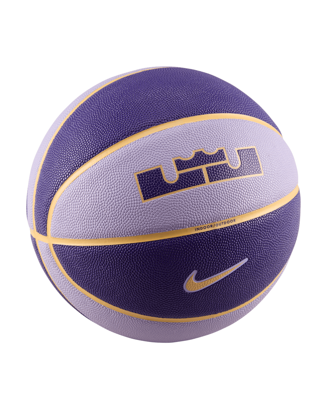 Balón de básquetbol LeBron All Court 8P - Hortensias/Oro celestial