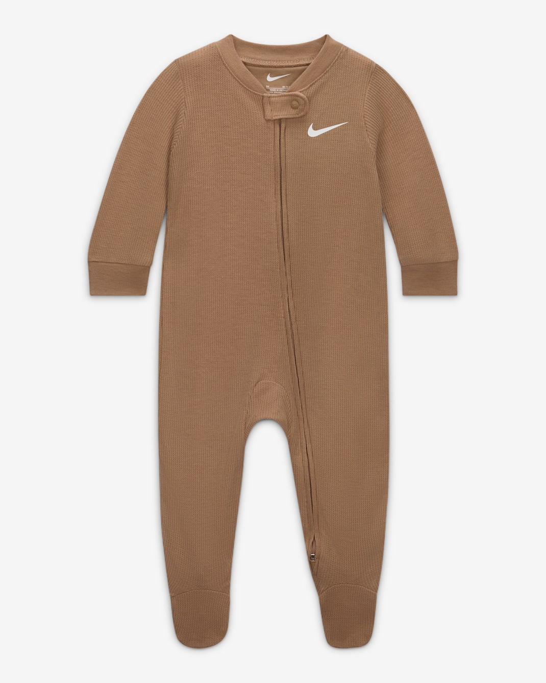 Mono de tejido Knit tipo waffle de viscosa para bebé (0 a 9 meses) Nike - Cáñamo