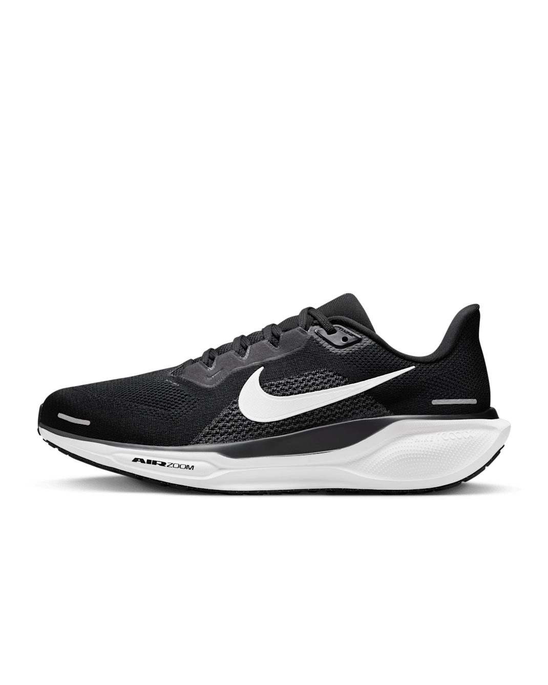 Nike Pegasus 41 Straßenlaufschuh (Herren, extraweit) - Schwarz/Anthracite/Weiß