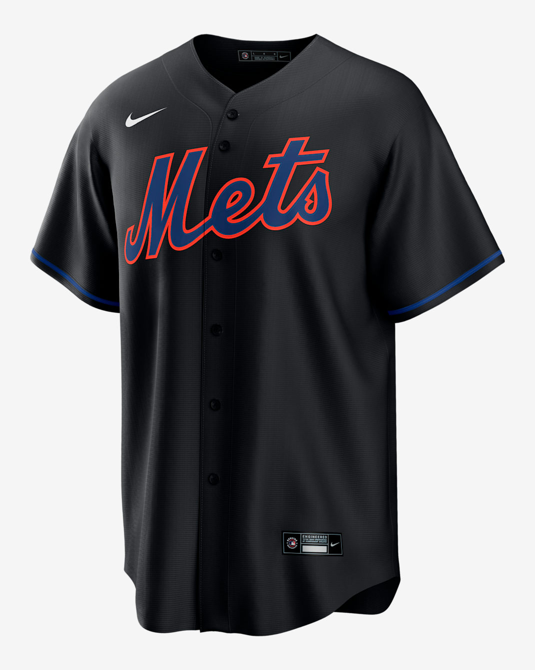 Francisco Alvarez New York Mets Men's Nike MLB Replica Jersey - Black