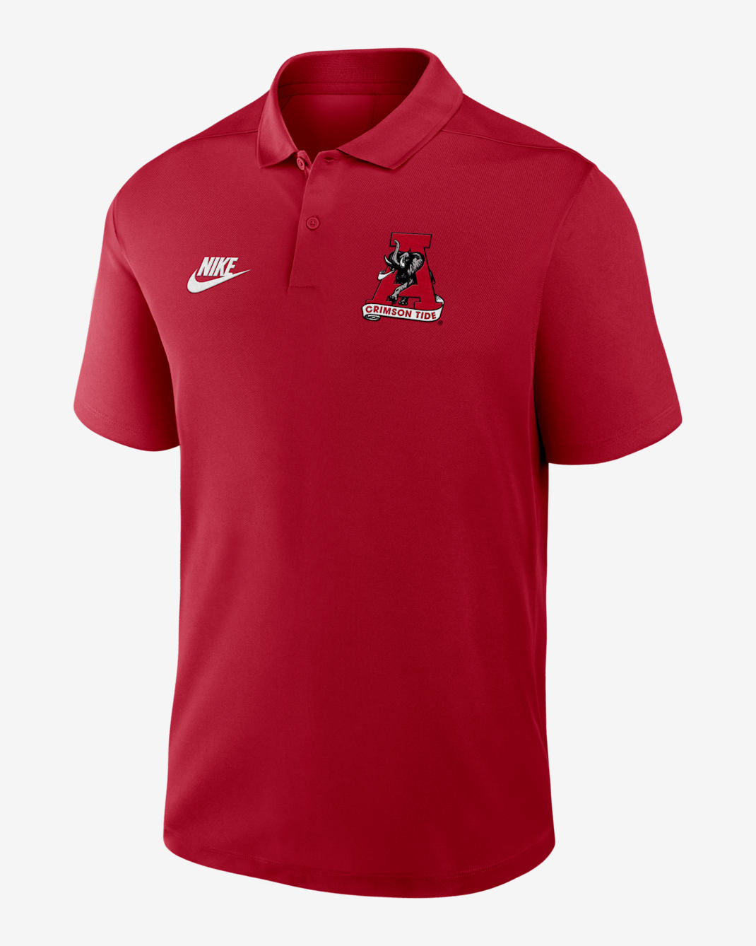 Alabama Crimson Tide Primetime Victory Legacy Vault Logo Men's Nike Dri-FIT College Polo - Crimson