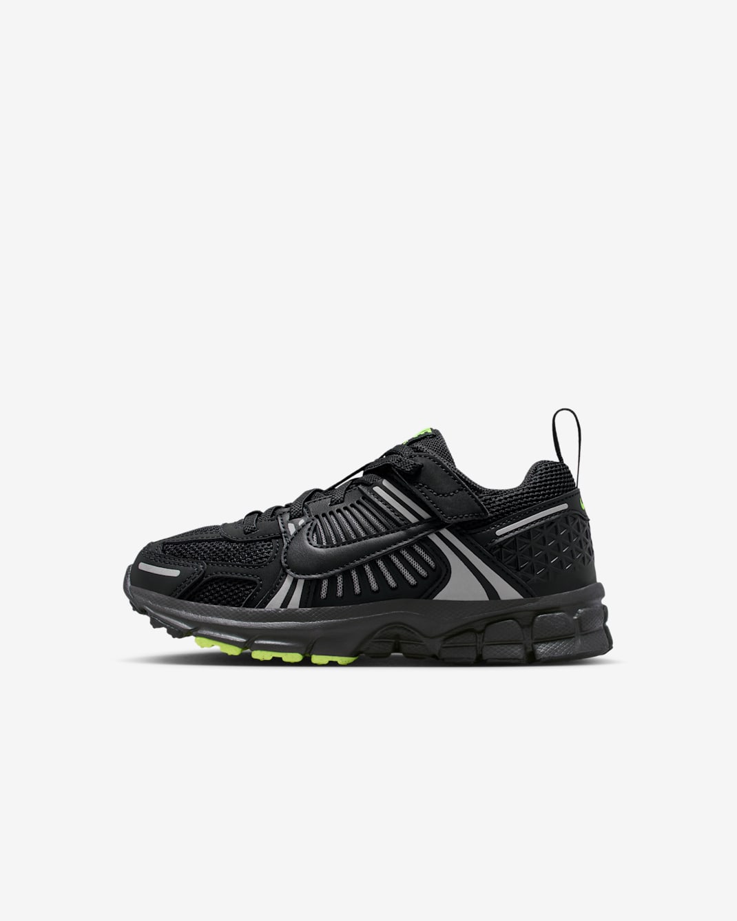 Nike Vomero 5 Little Kids' Shoes with Reflective Accents - Black/Black/Black/Volt