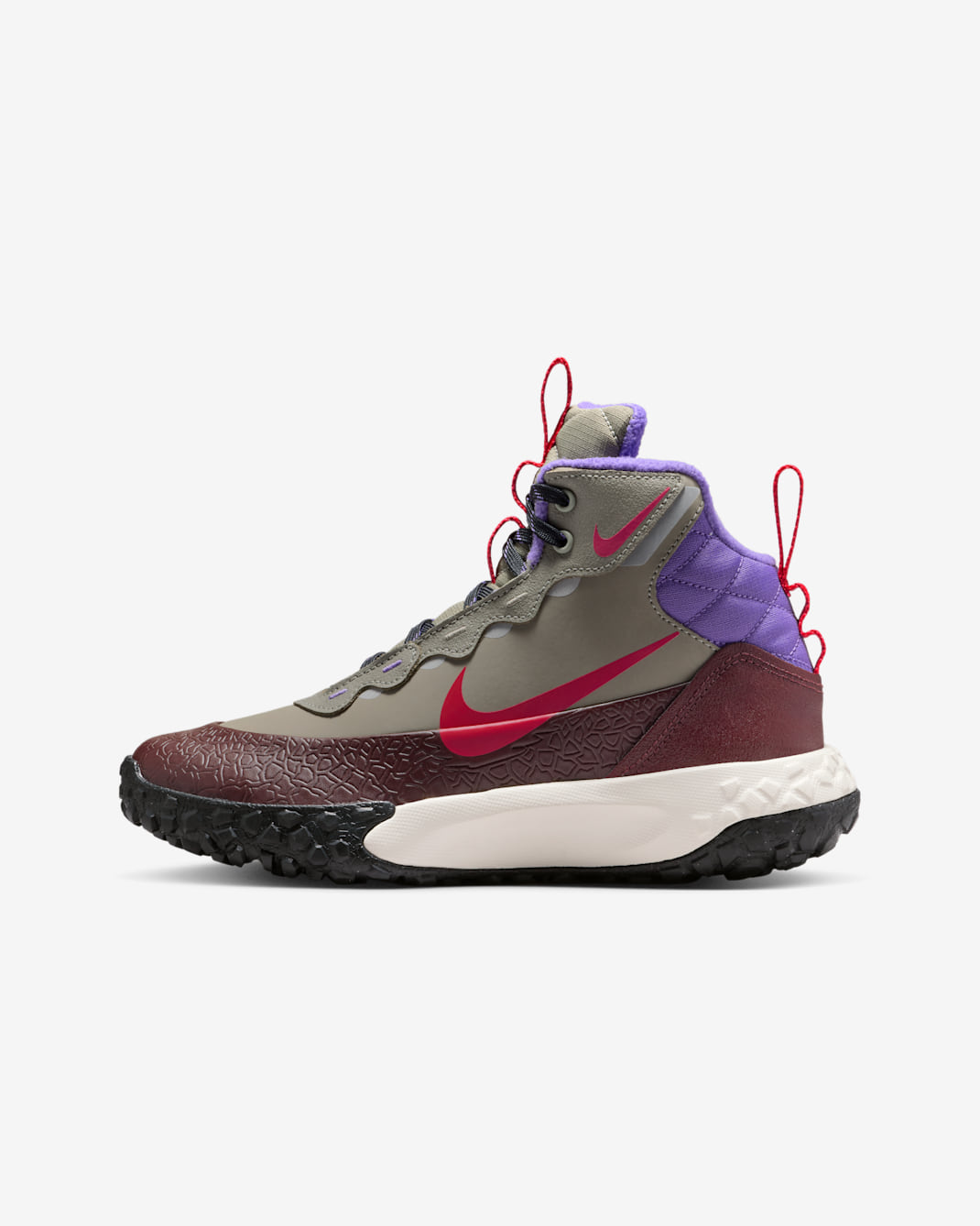 Botas para niños grandes Nike Terrascout - Militar claro/Burdeos enérgico/Violeta salvaje/Rosa enérgico