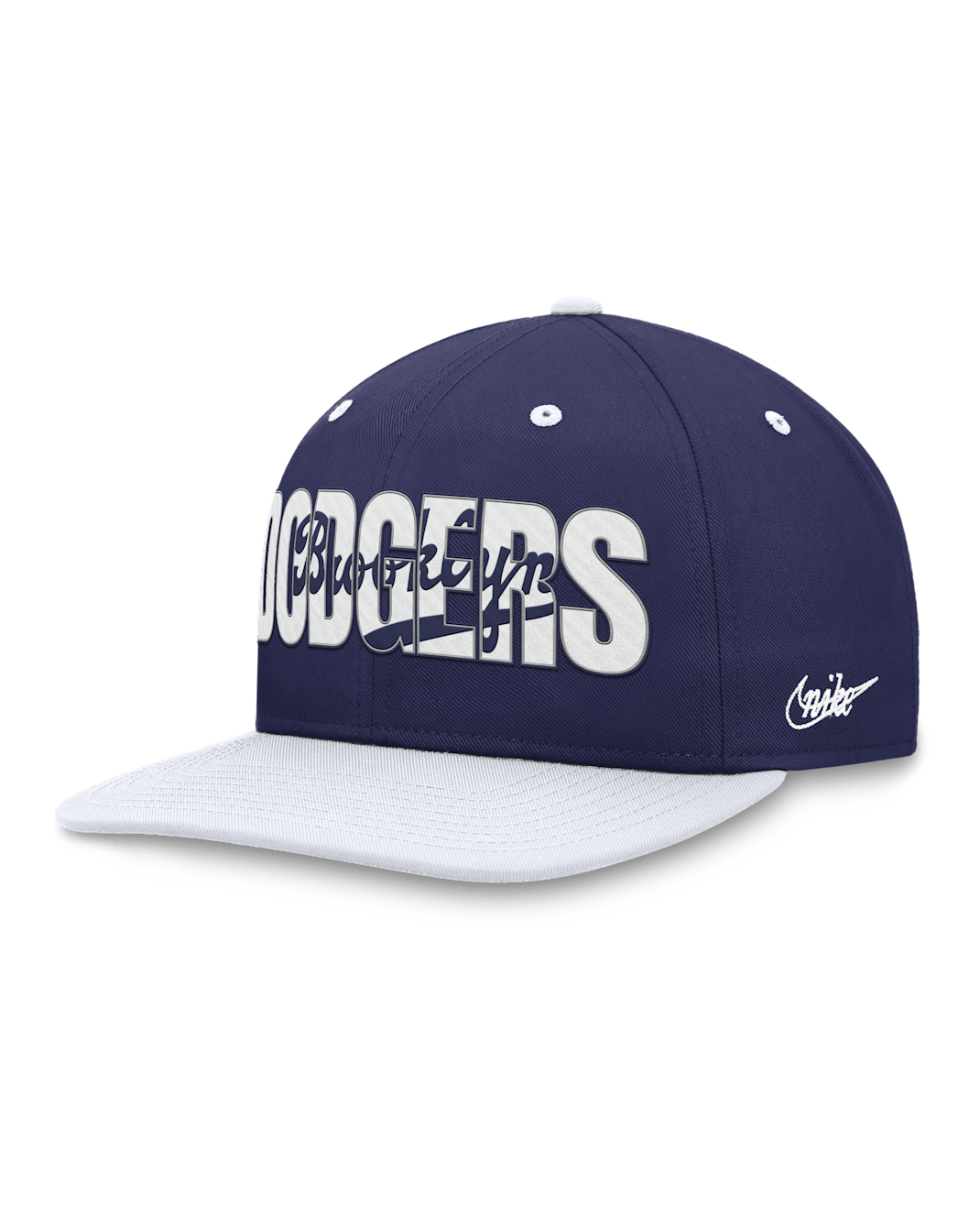 Brooklyn Dodgers Pro Cooperstown Men's Nike MLB Adjustable Hat - Royal/White