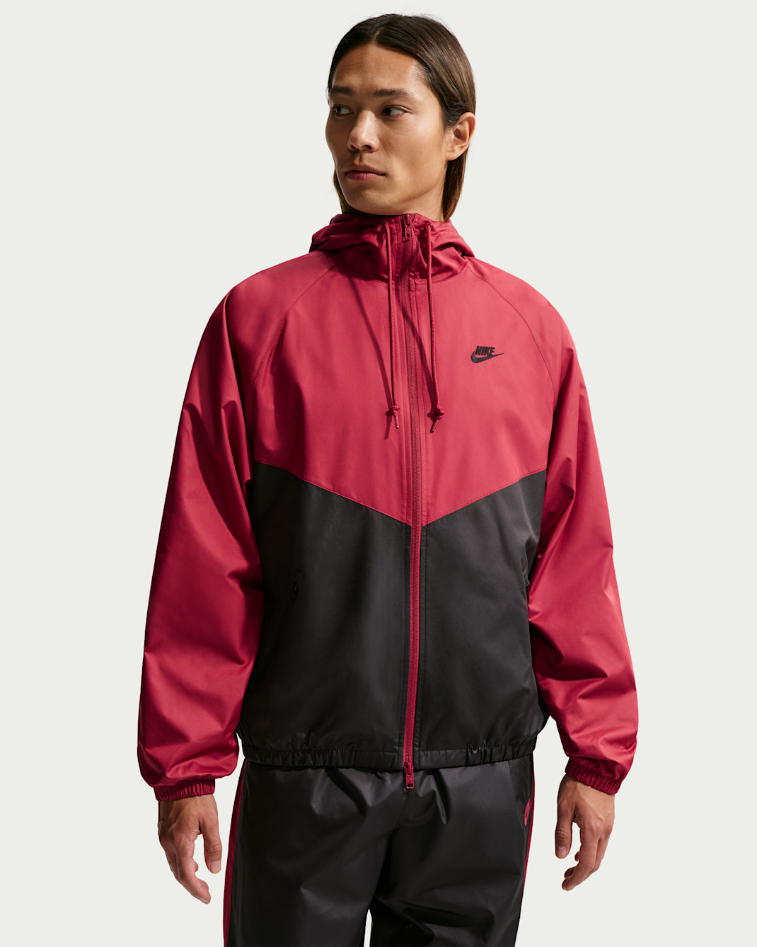 ナイキ ウィンドランナー メンズ ジャケット (裏地付き) - チームクリムゾン/ブラック/ブラック