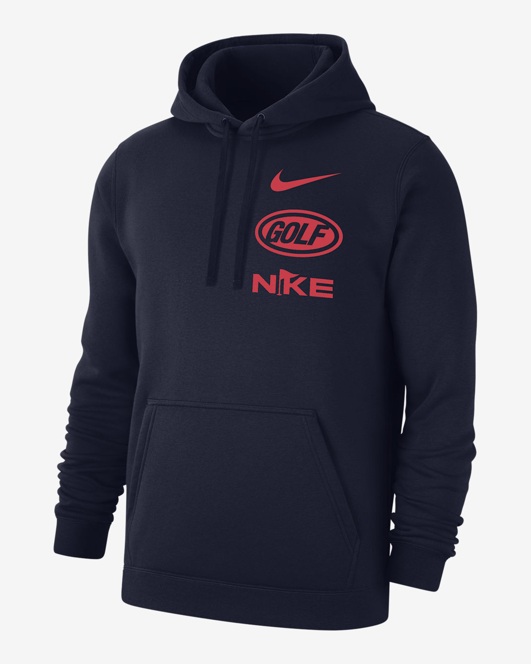 Nike Club Men's Golf Fleece Pullover Hoodie - Navy