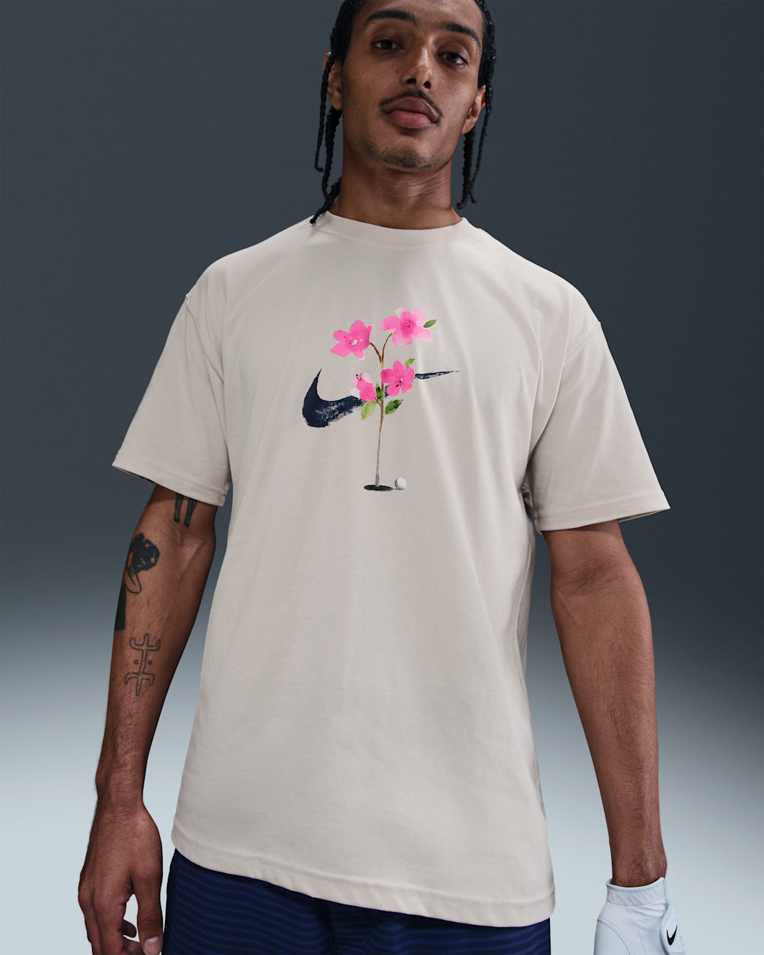 Nike Men's Max90 Golf T-Shirt - Light Orewood Brown