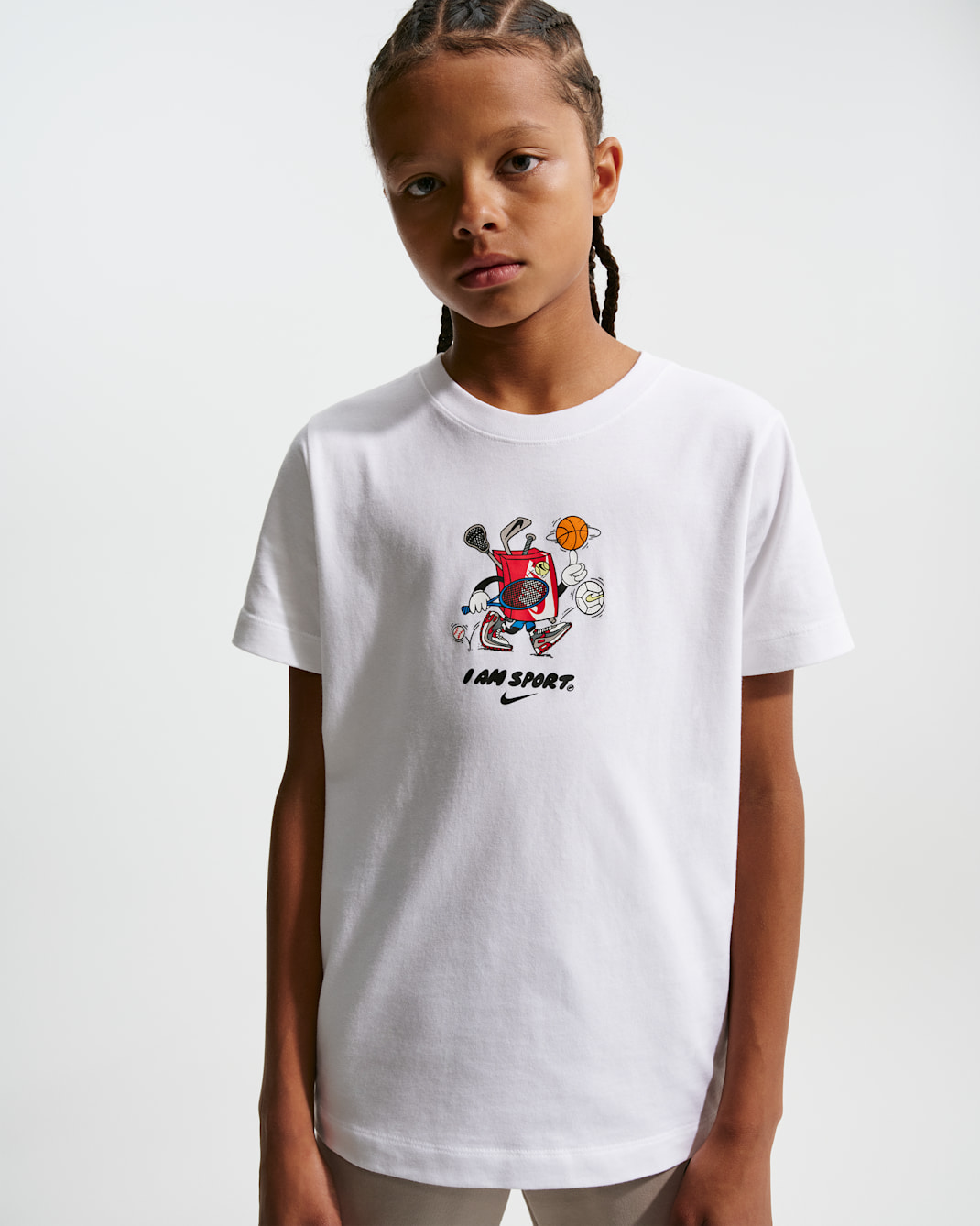 Nike Sportswear Older Kids' T-Shirt - White