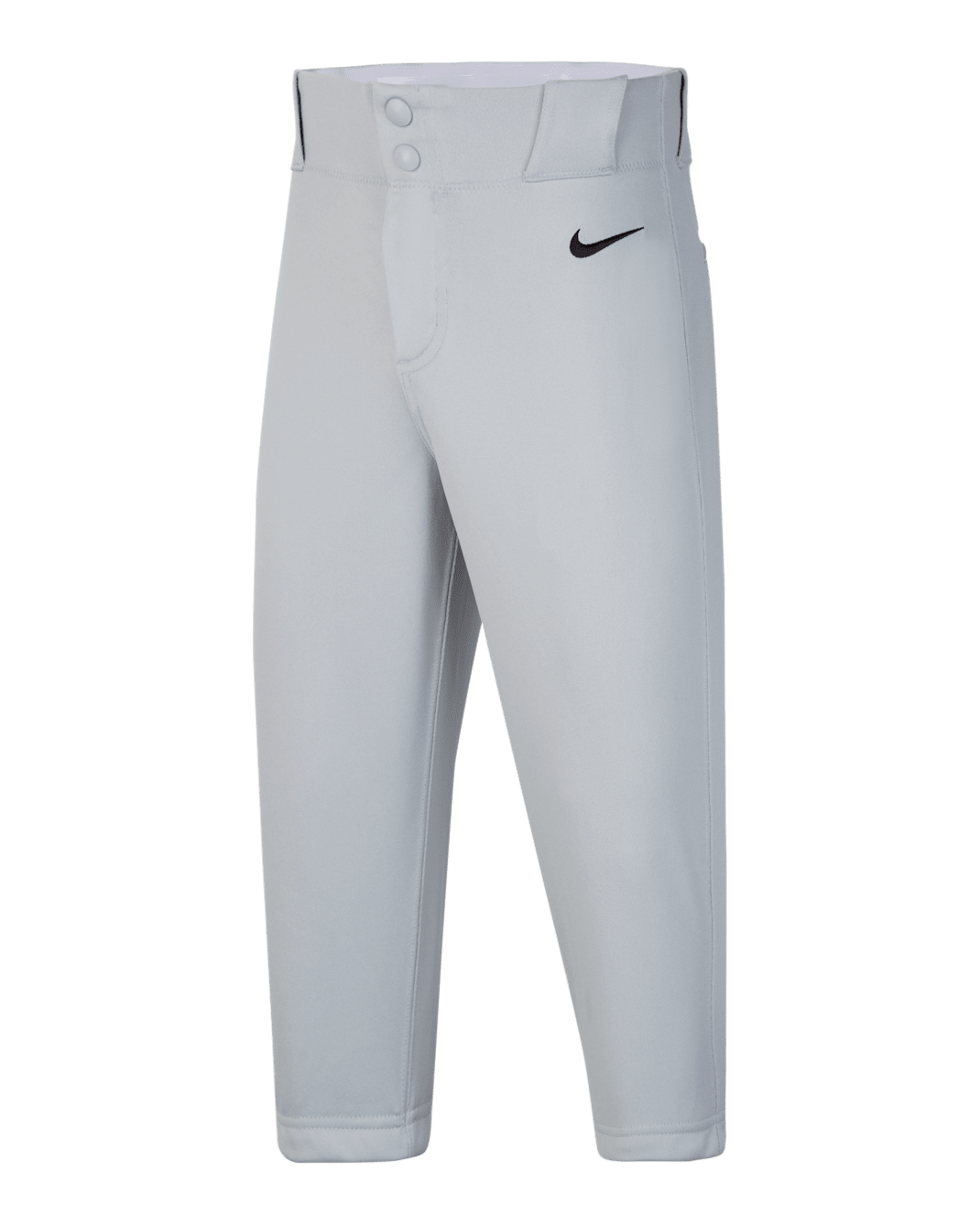Pants de béisbol de cintura alta para niños talla grande Nike Vapor Select 2 - Gris lobo/Negro